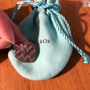 Tiffany & Co. “I Love You” Heart Pendant